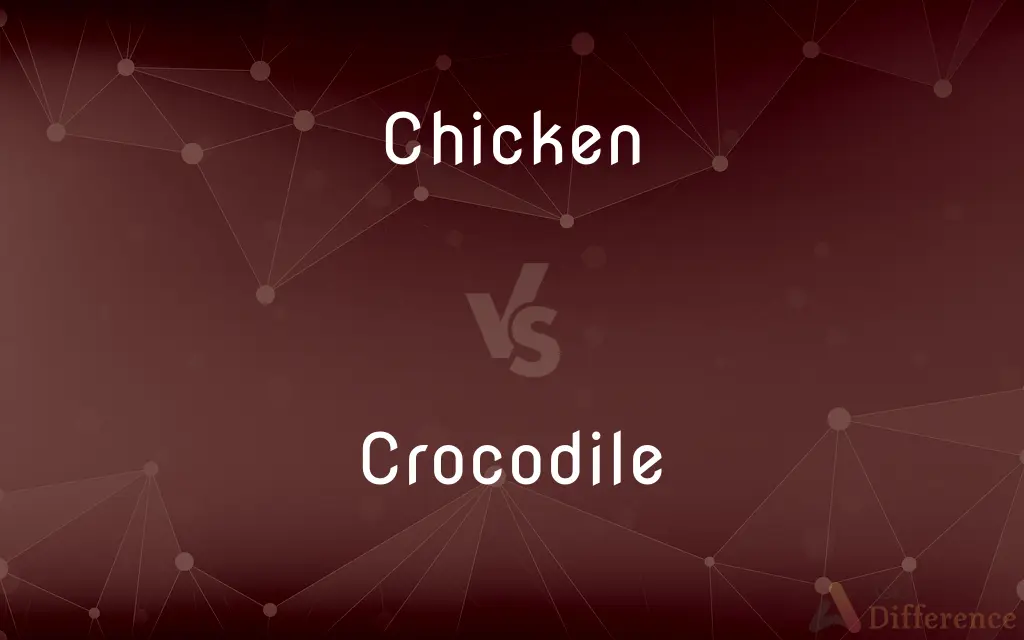 Chicken vs. Crocodile — What's the Difference?