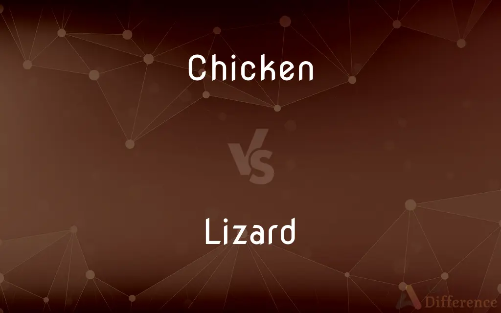 Chicken vs. Lizard — What's the Difference?