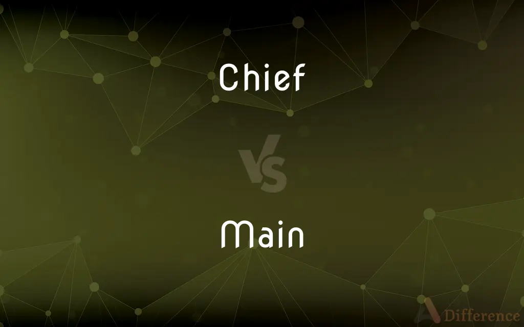 Chief vs. Main — What's the Difference?