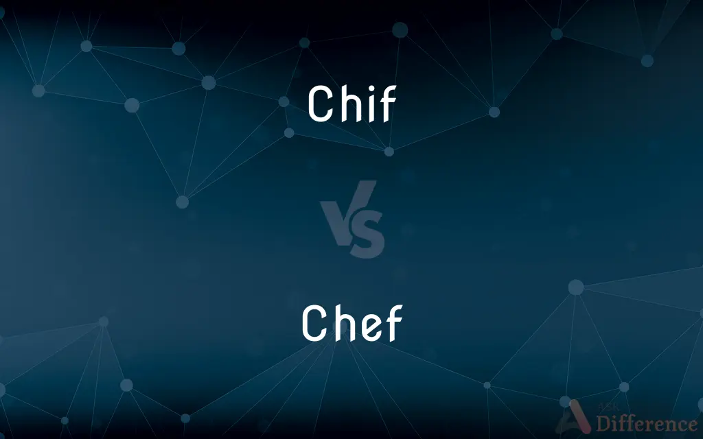 Chif vs. Chef — Which is Correct Spelling?