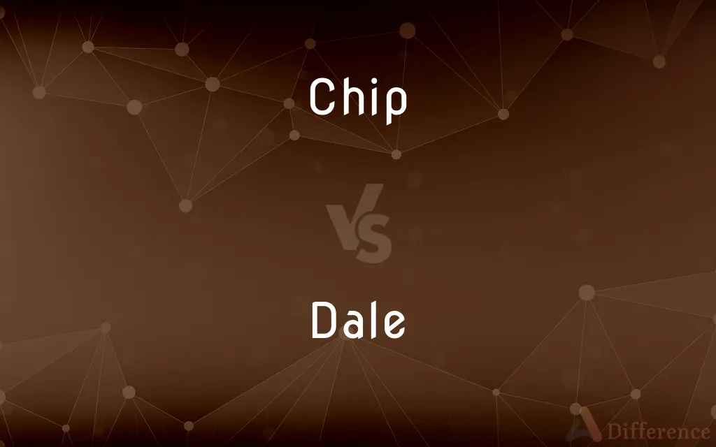 Chip vs. Dale — What's the Difference?