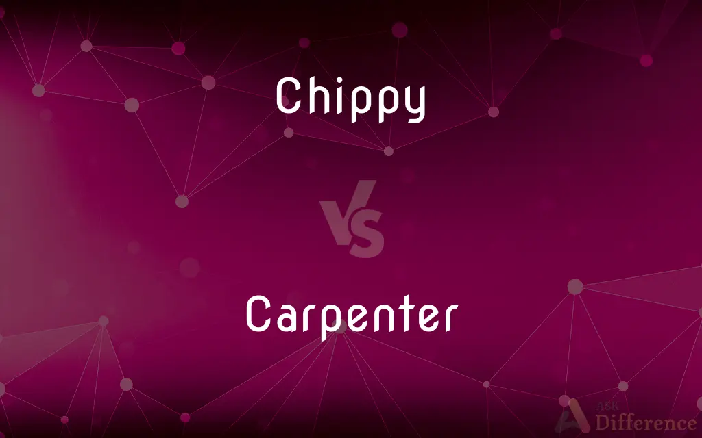 Chippy vs. Carpenter — What's the Difference?