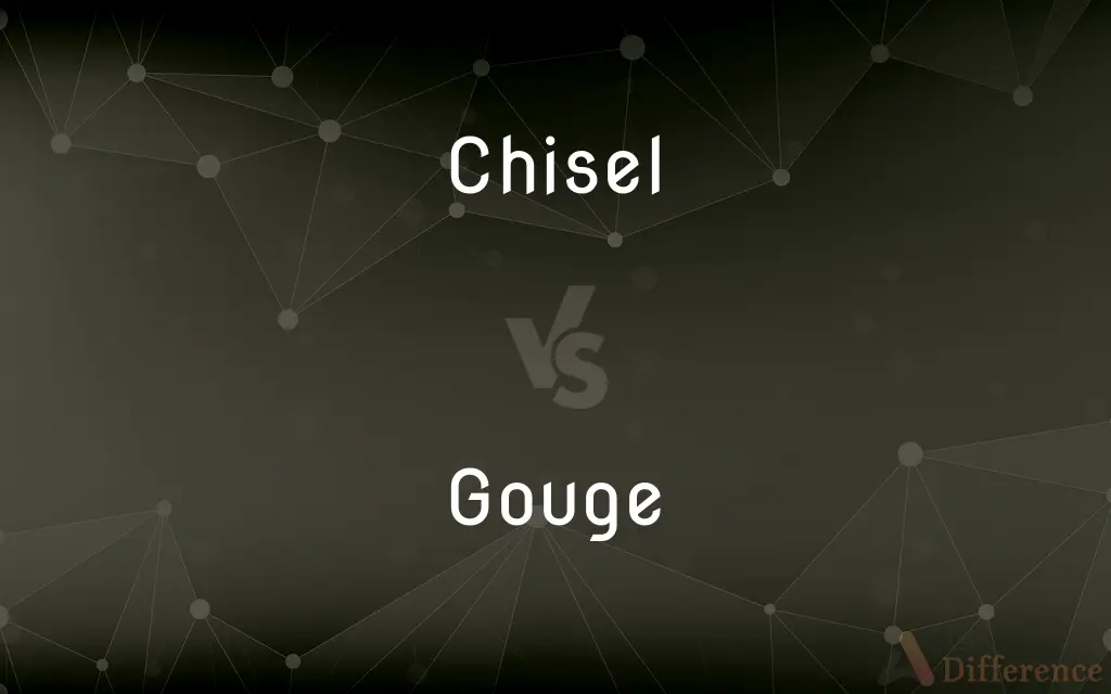Chisel vs. Gouge — What's the Difference?