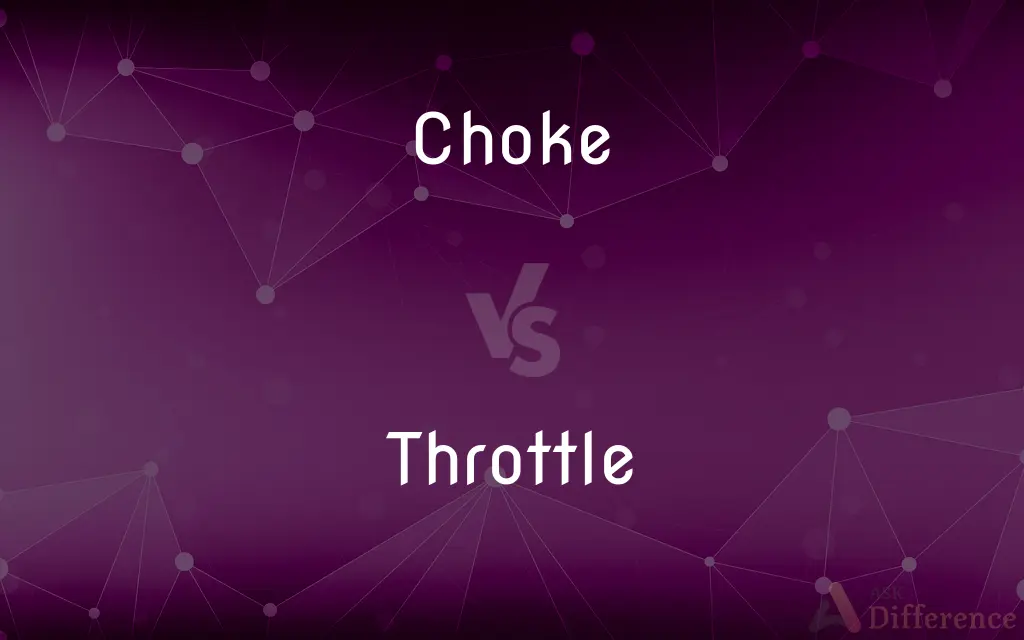 Choke vs. Throttle — What's the Difference?