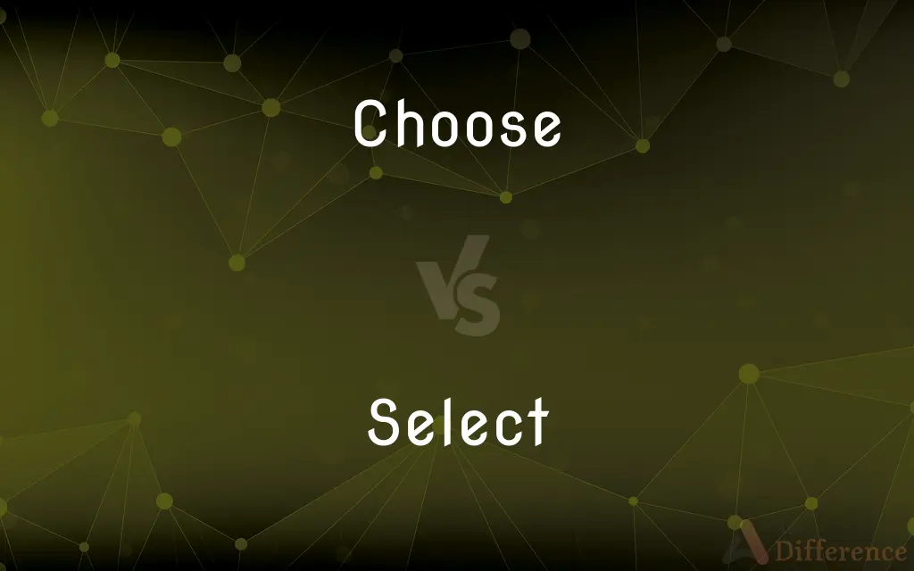 Choose vs. Select — What's the Difference?