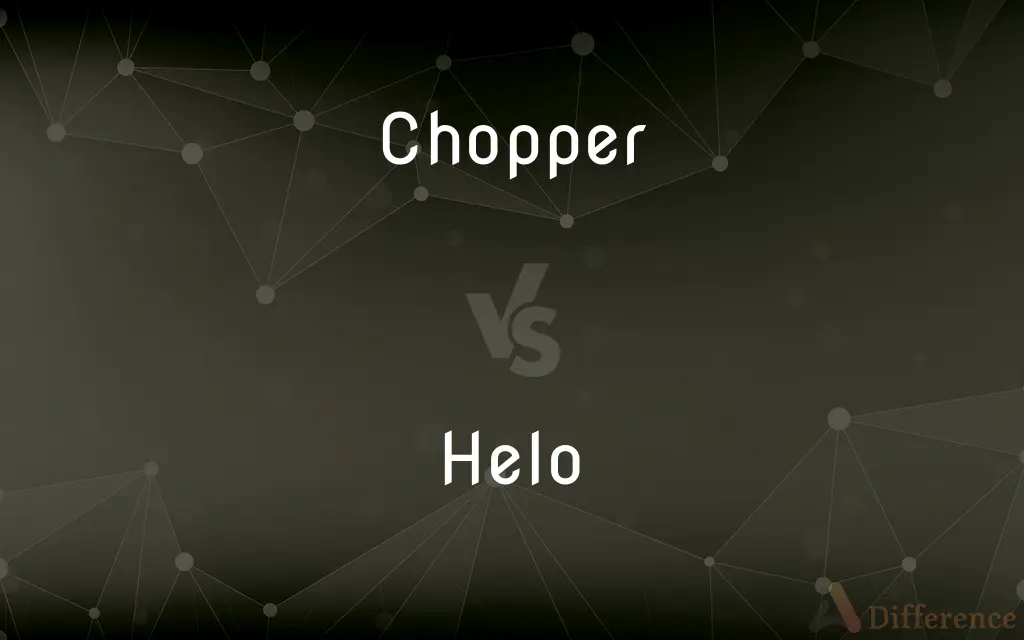 Chopper vs. Helo — What's the Difference?