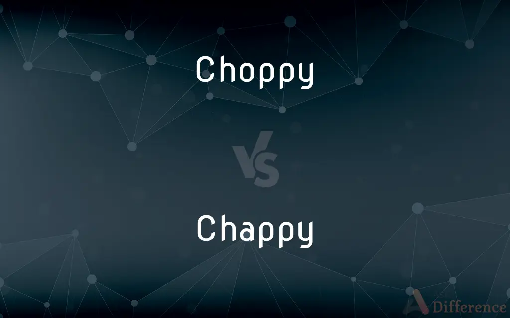 Choppy vs. Chappy — What's the Difference?
