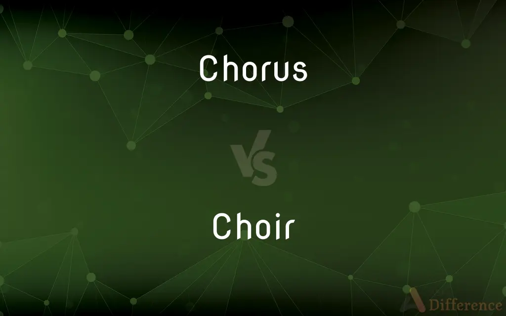 Chorus vs. Choir — What's the Difference?