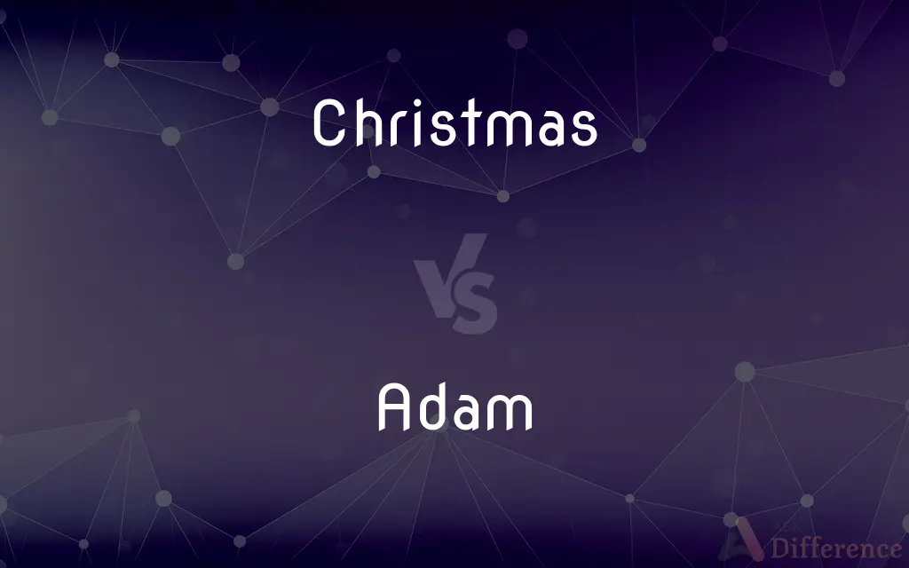 Christmas vs. Adam — What's the Difference?