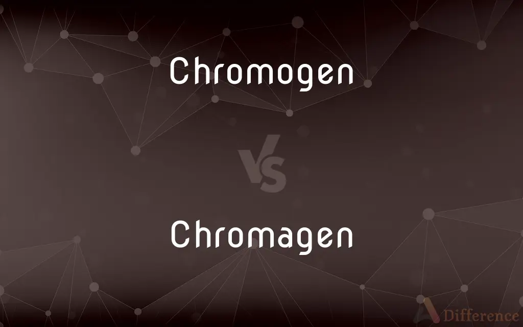 Chromogen vs. Chromagen — What's the Difference?