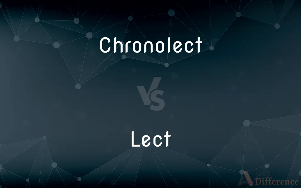 Chronolect vs. Lect — What's the Difference?