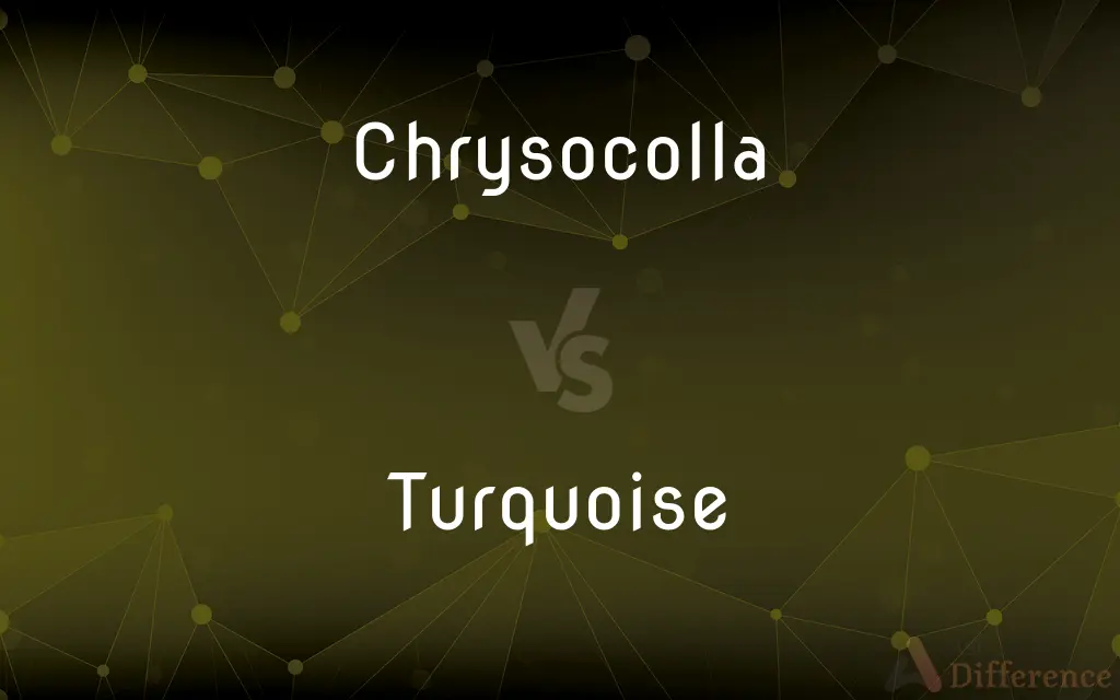Chrysocolla vs. Turquoise — What's the Difference?
