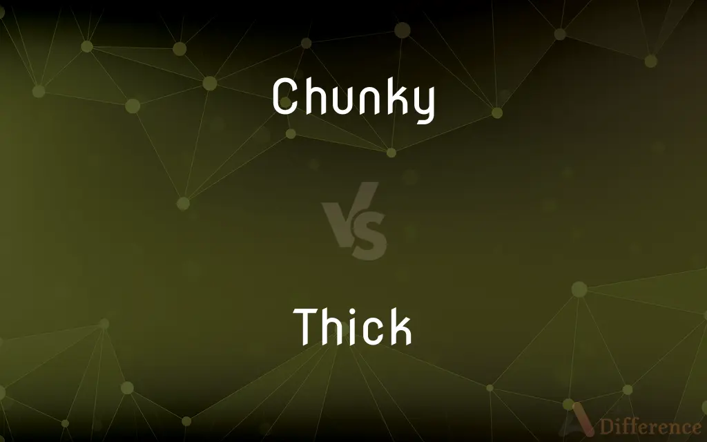 Chunky vs. Thick — What's the Difference?