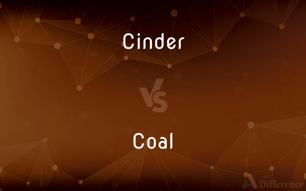 Cinder vs. Coal — What's the Difference?