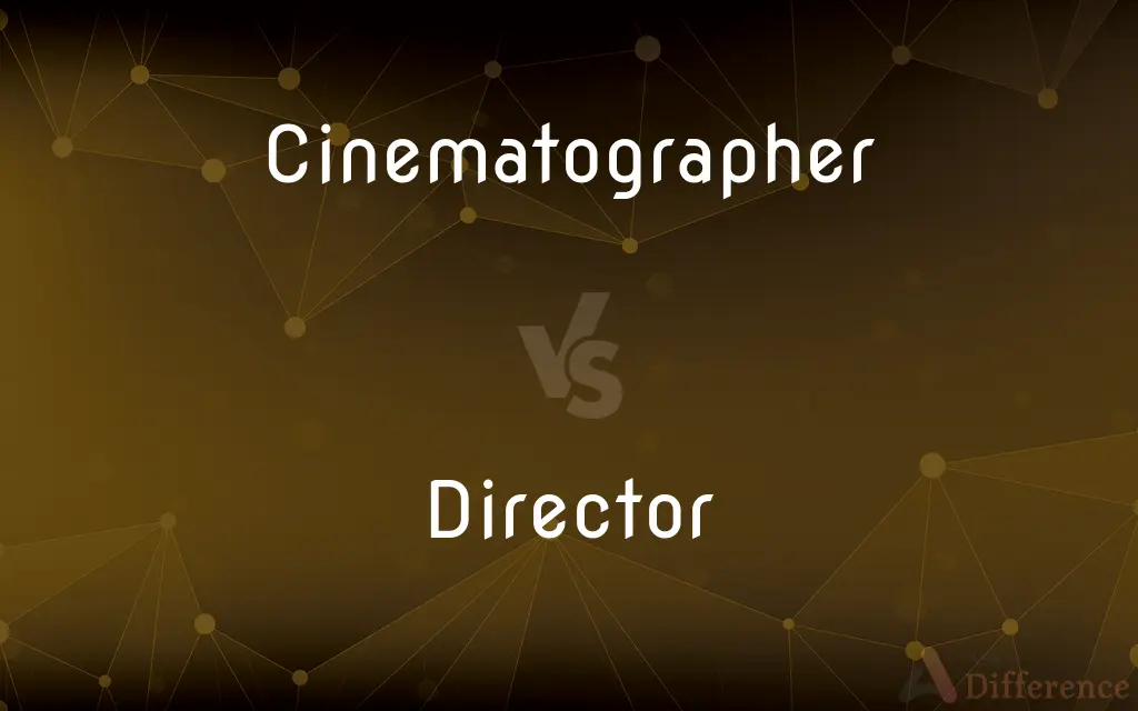 Cinematographer vs. Director — What's the Difference?