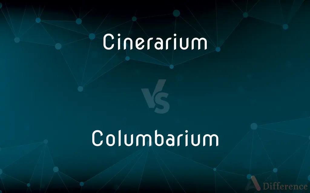 Cinerarium vs. Columbarium — What's the Difference?