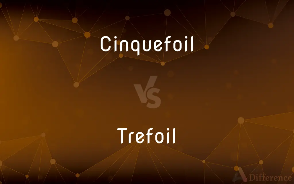 Cinquefoil vs. Trefoil — What's the Difference?