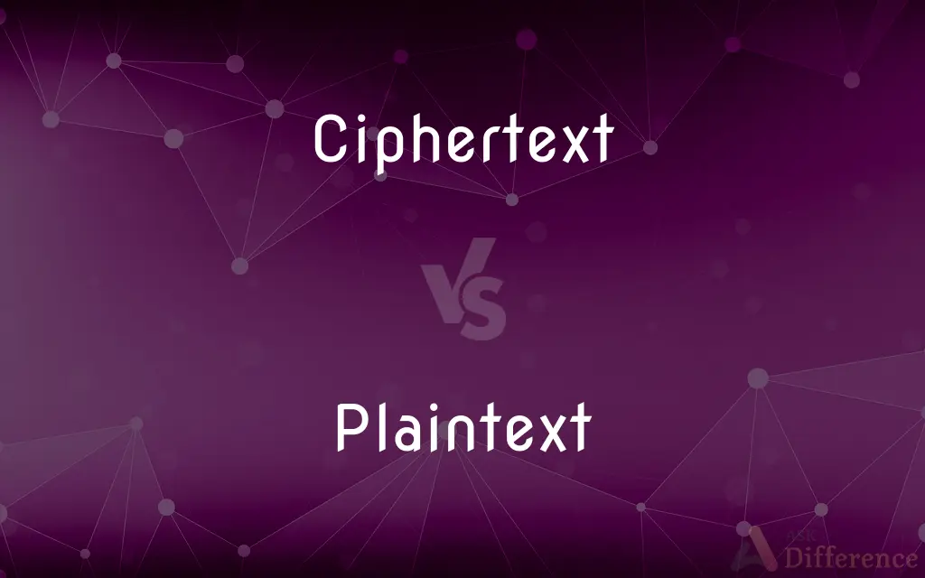 Ciphertext vs. Plaintext — What's the Difference?