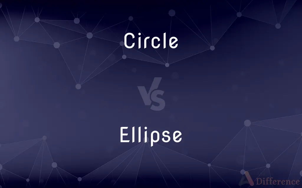 Circle vs. Ellipse — What's the Difference?
