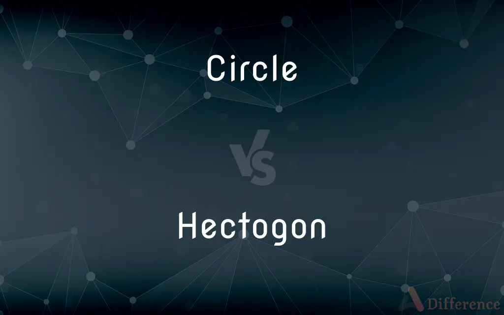 Circle vs. Hectogon — What's the Difference?