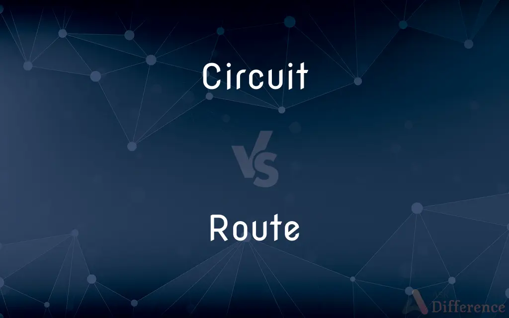 Circuit vs. Route — What's the Difference?