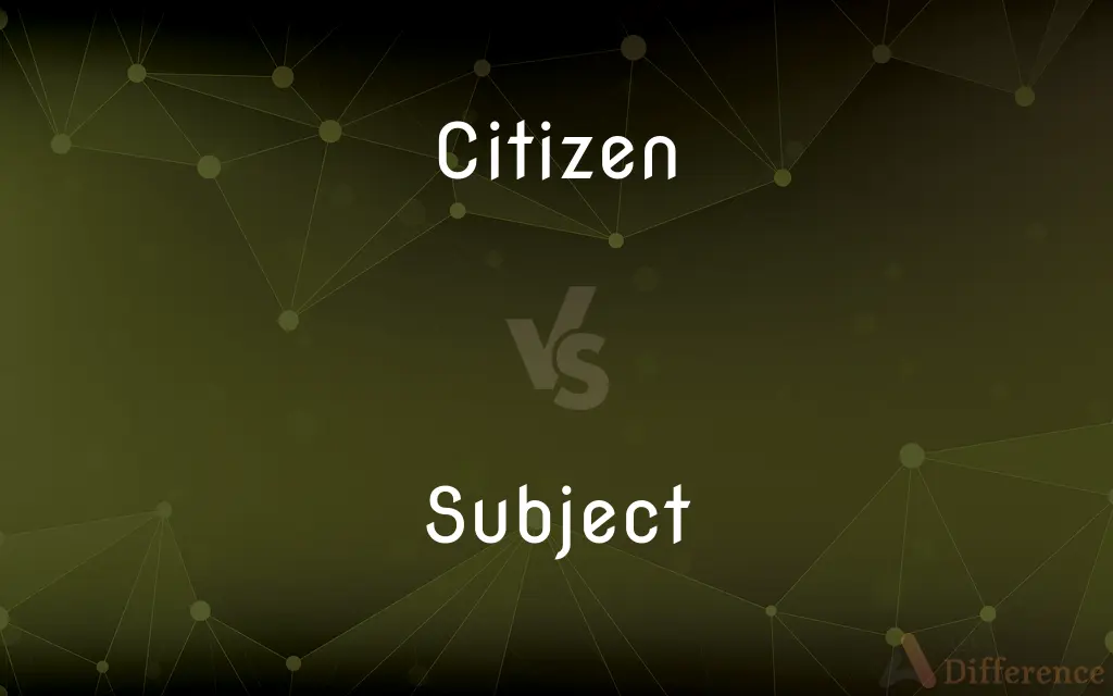 Citizen vs. Subject — What's the Difference?