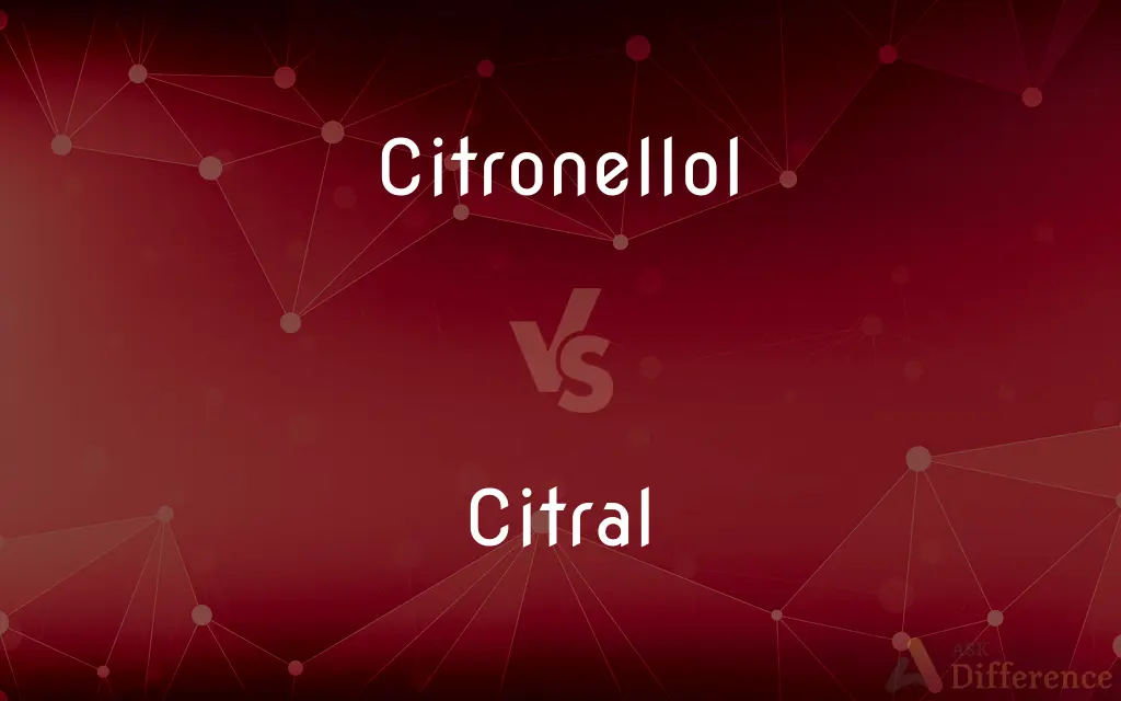 Citronellol vs. Citral — What's the Difference?