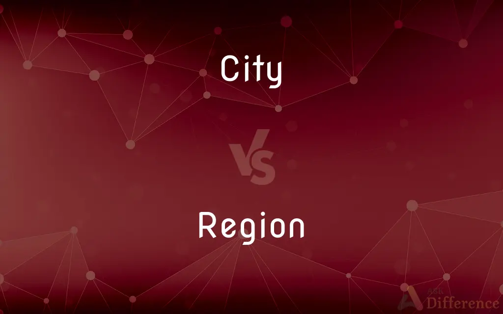 City vs. Region — What's the Difference?