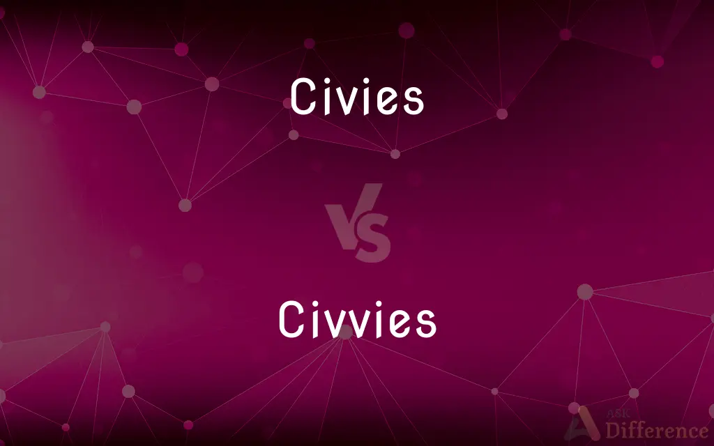 Civies vs. Civvies — What's the Difference?