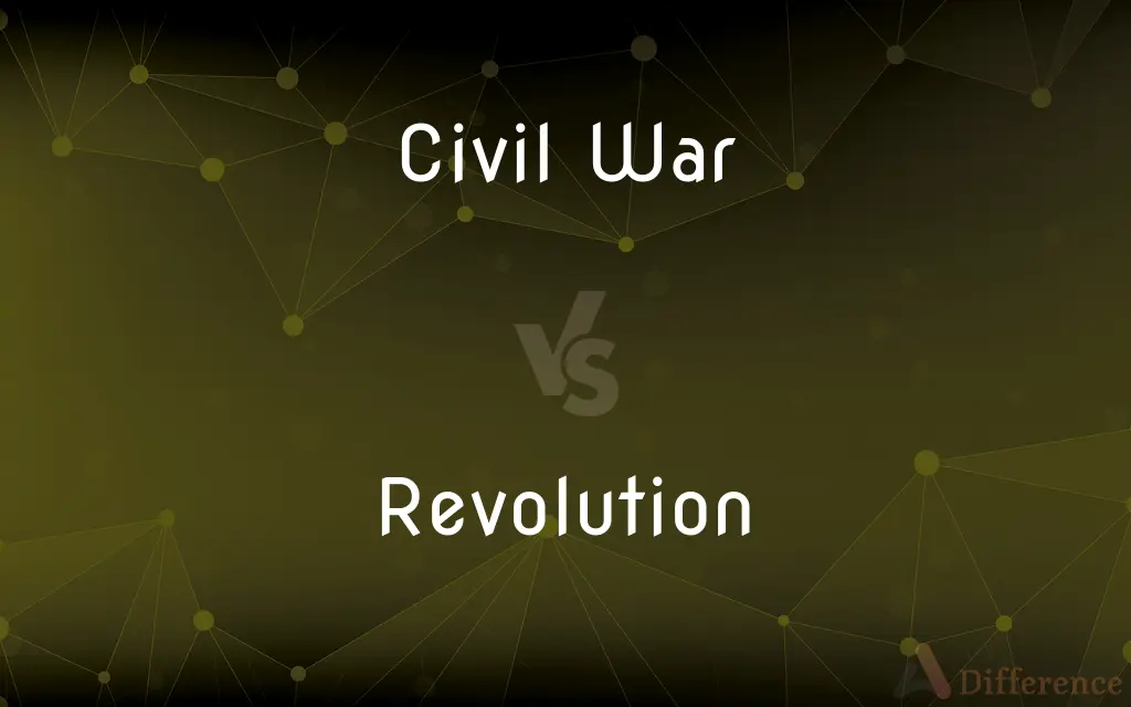 Civil War vs. Revolution — What's the Difference?