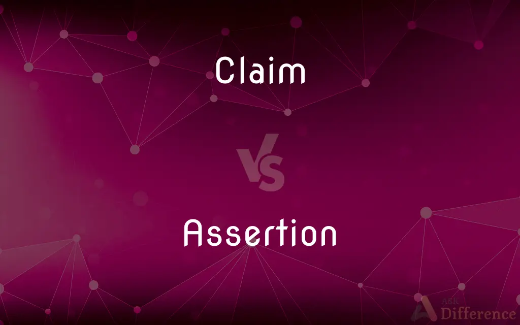 Claim vs. Assertion — What's the Difference?
