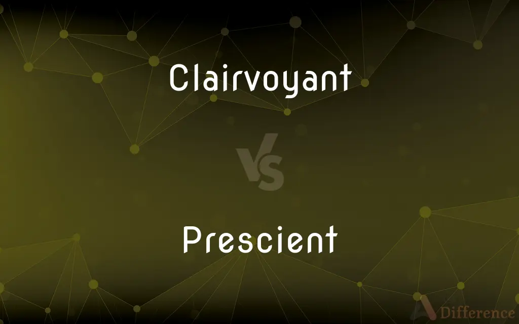 Clairvoyant vs. Prescient — What's the Difference?
