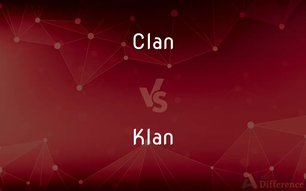 Clan vs. Klan — What's the Difference?