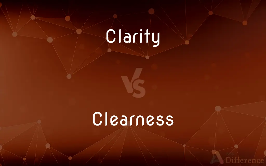 Clarity vs. Clearness — What's the Difference?