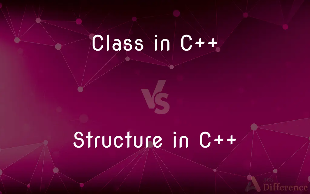 Class in C++ vs. Structure in C++ — What's the Difference?