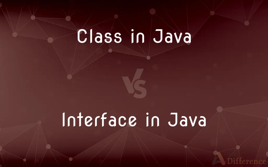 Class in Java vs. Interface in Java — What's the Difference?