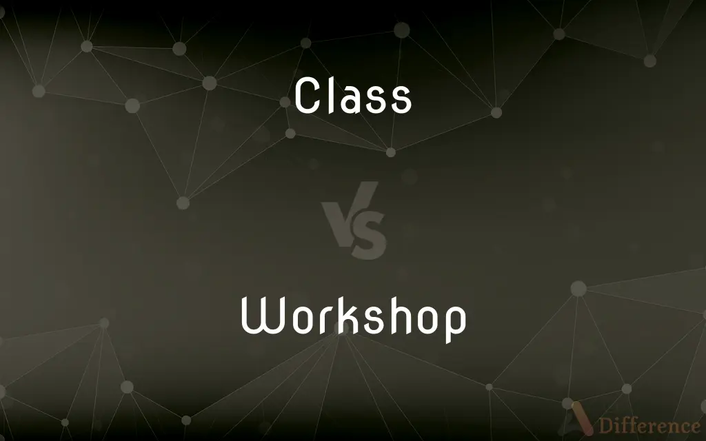 Class vs. Workshop — What's the Difference?