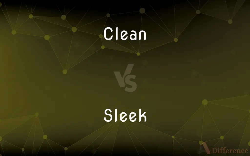 Clean vs. Sleek — What's the Difference?