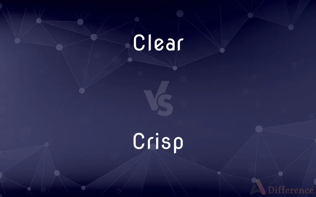 Clear vs. Crisp — What's the Difference?