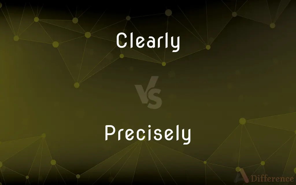 Clearly vs. Precisely — What's the Difference?