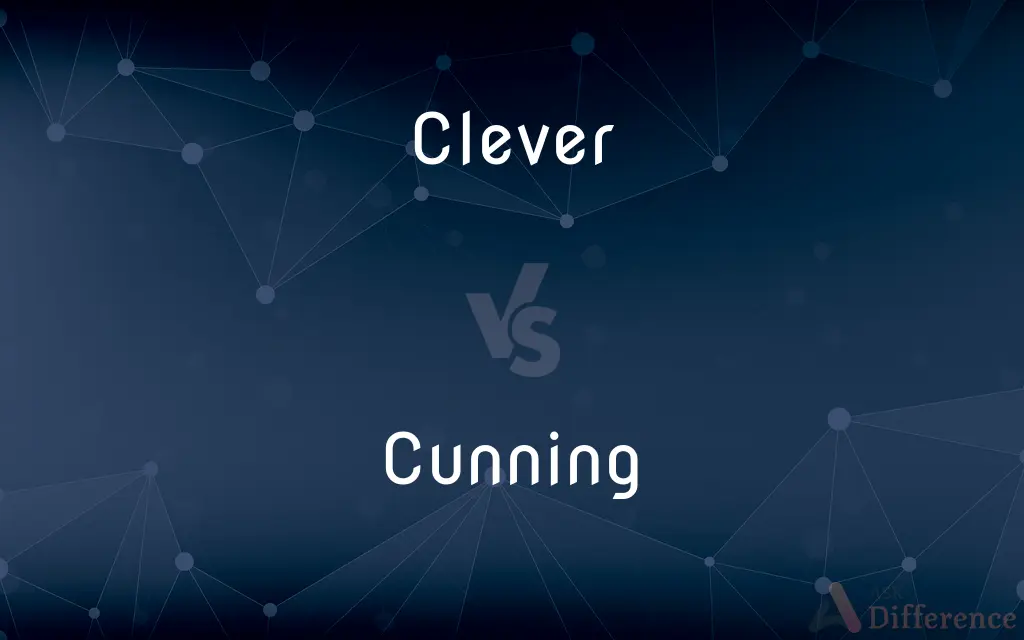 Clever vs. Cunning — What's the Difference?