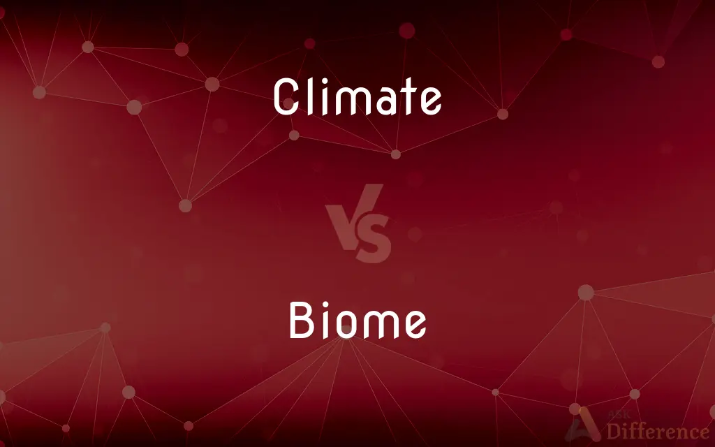 Climate vs. Biome — What's the Difference?