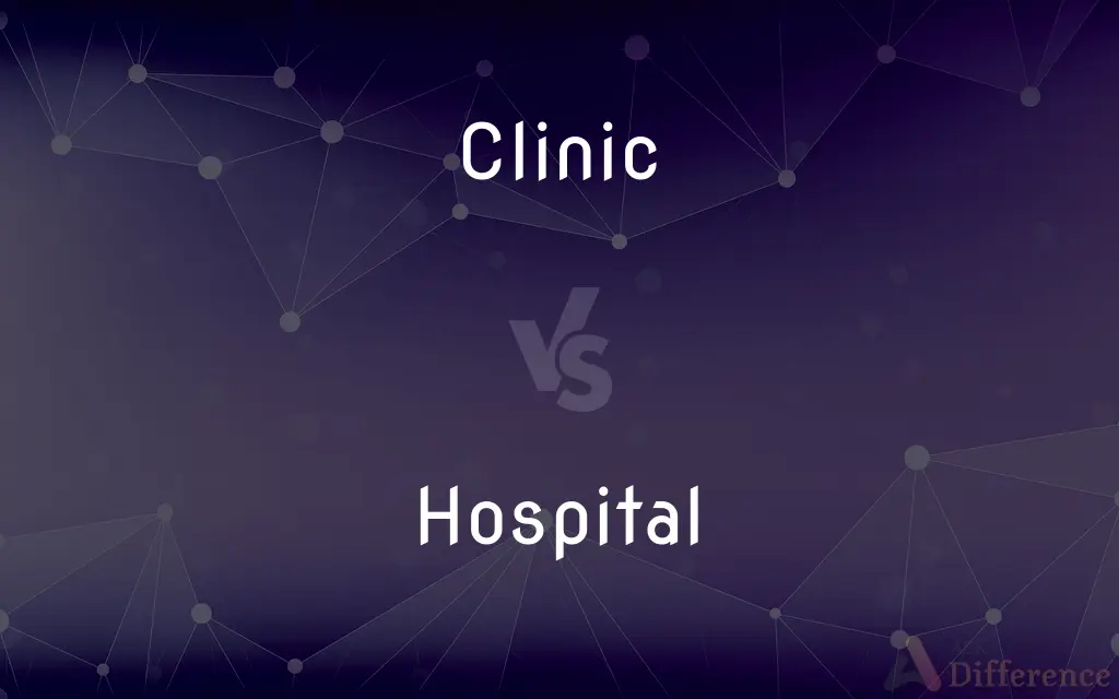 Clinic vs. Hospital — What's the Difference?