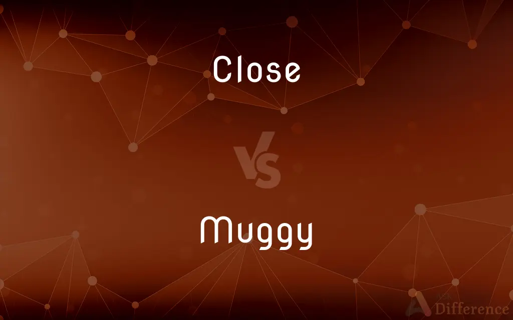 Close vs. Muggy — What's the Difference?