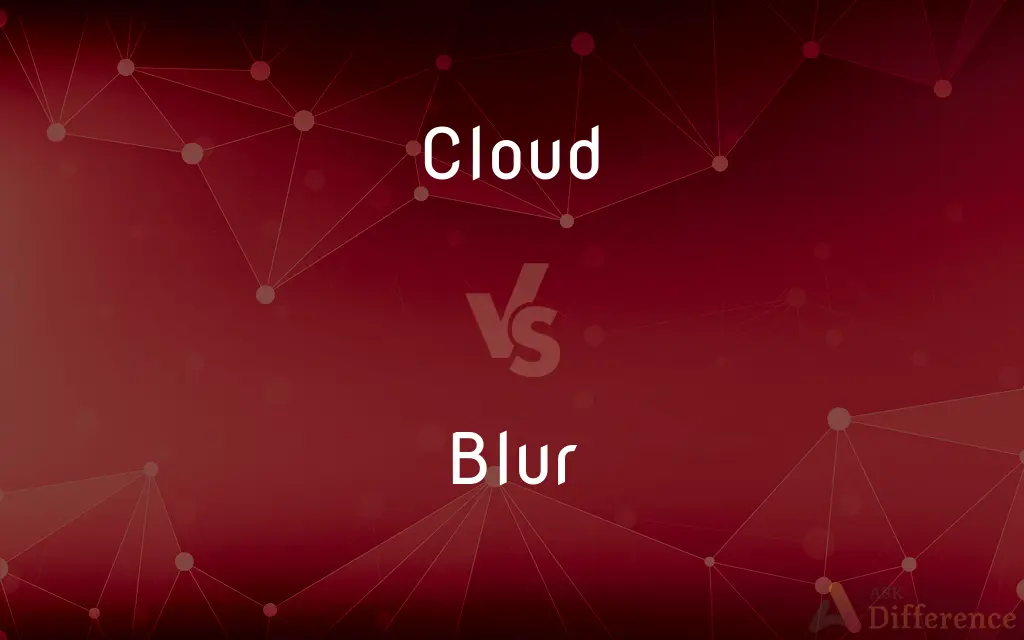 Cloud vs. Blur — What's the Difference?
