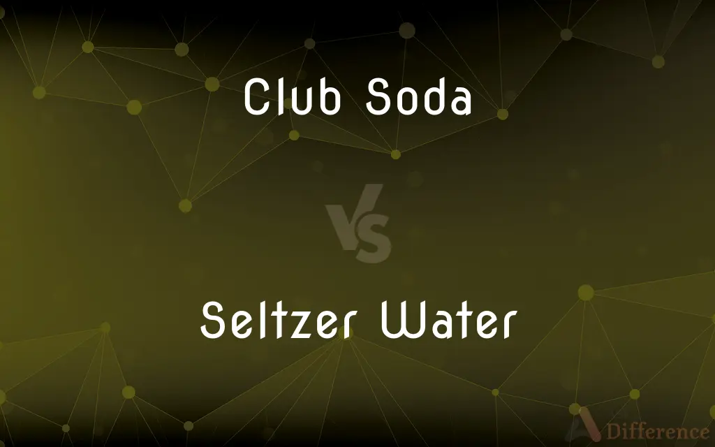 Club Soda vs. Seltzer Water — What's the Difference?