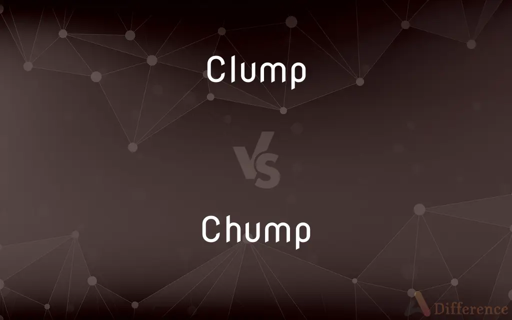Clump vs. Chump — What's the Difference?