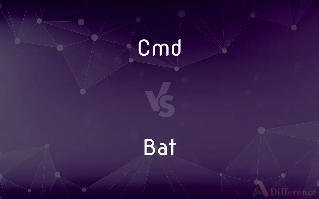 CMD vs. BAT — What's the Difference?