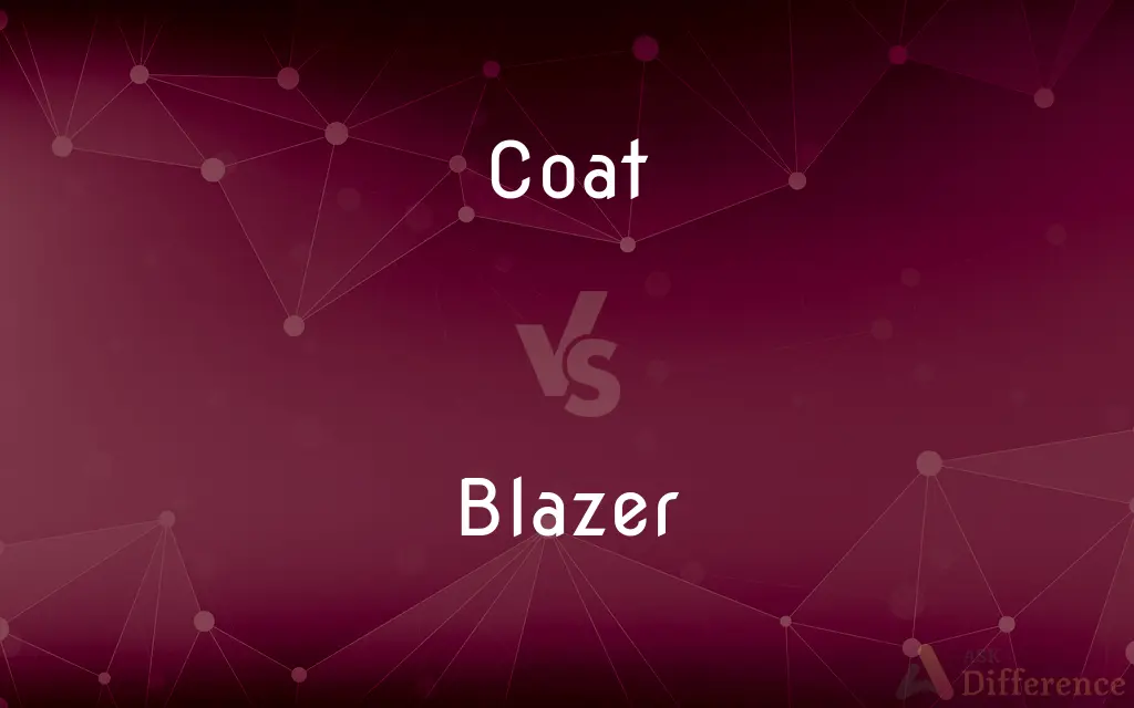 Coat vs. Blazer — What's the Difference?