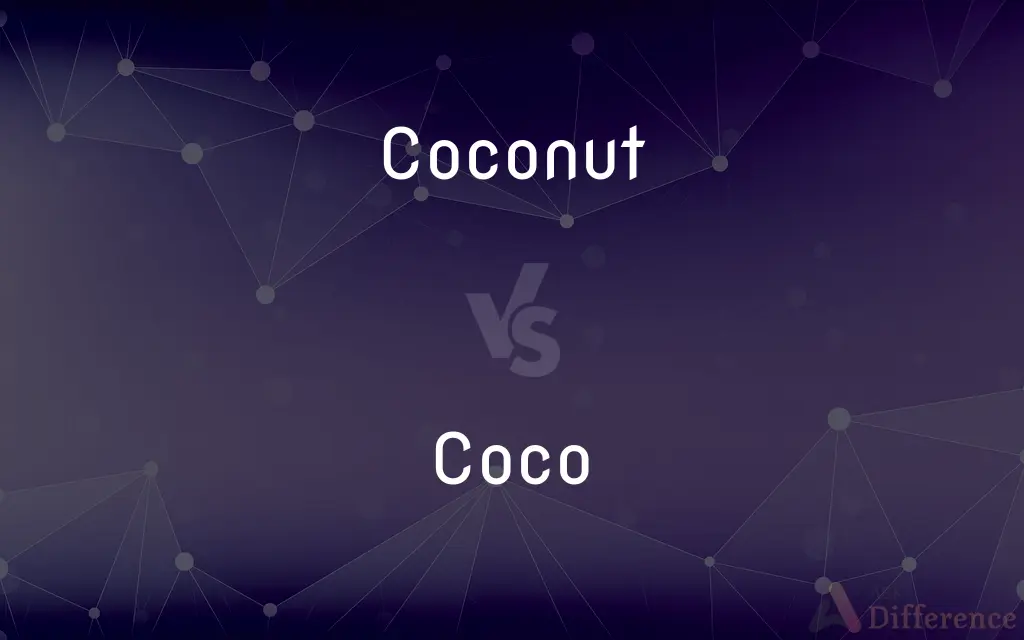 Coconut vs. Coco — What's the Difference?